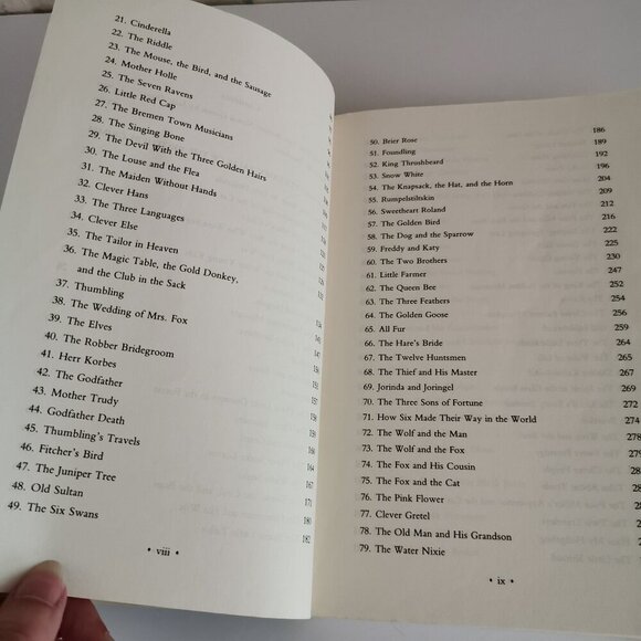 1980s Complete Fairy Tales of the Brothers Grimm Book Paperback Kids Illust - Picture 7 of 15